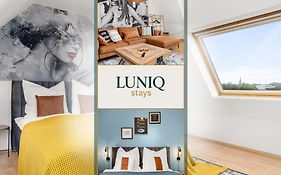 LUNIQ - Sky Suite Essen - 5 Min zum Hauptbahnhof&Messe - Klima - 6 Gäste